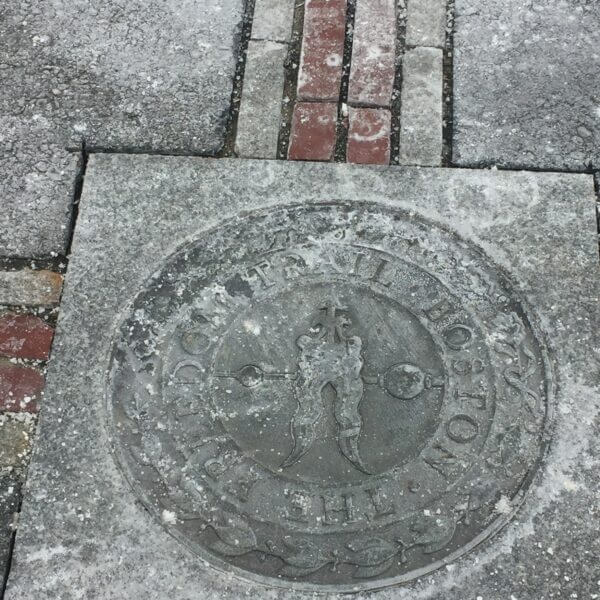 Boston Freedom Trail Marker