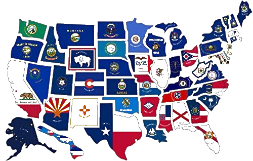 Rv State Sticker Map