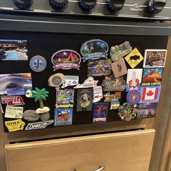 Magnets From Some of our Stops