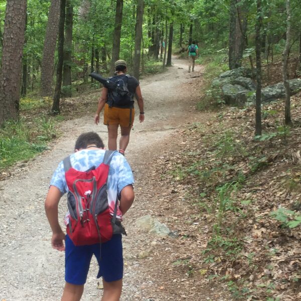 Hiking Up To The Hot Springss Mountain Tower