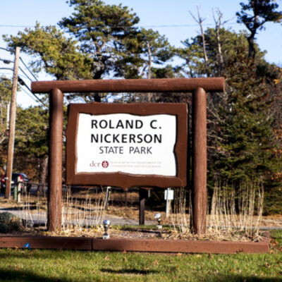Family RV during Nickerson State Park camping on Cape Cod
